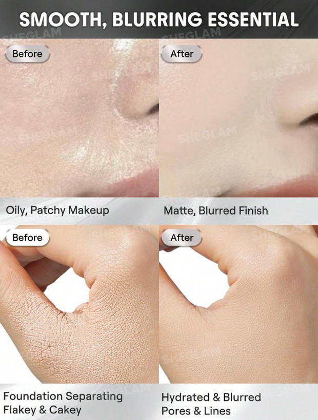 پرایمر صافی و منافذ باز شیگلمSHEGLAM Smooth & Blur Primer