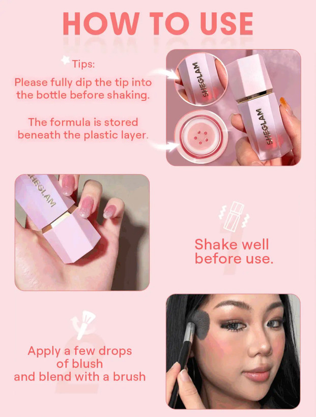رژگونه مایع شیگلم SHEGLAM