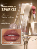 رژلب مایع گلیتری شاین مات شیگلم مدل SHEGLAM Stardust Swipe