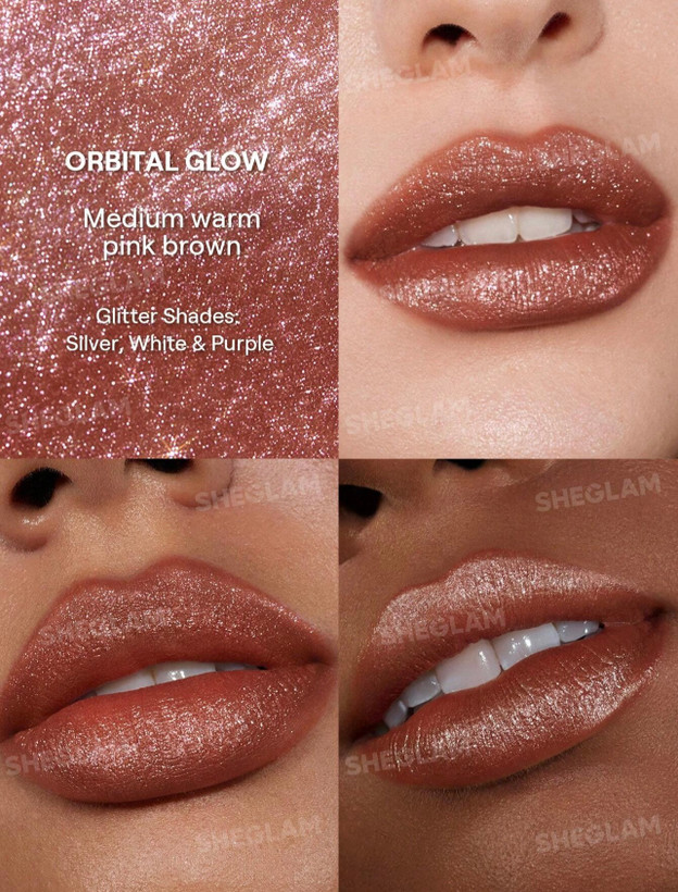 رژلب مایع گلیتری شاین مات شیگلم مدل SHEGLAM Stardust Swipe