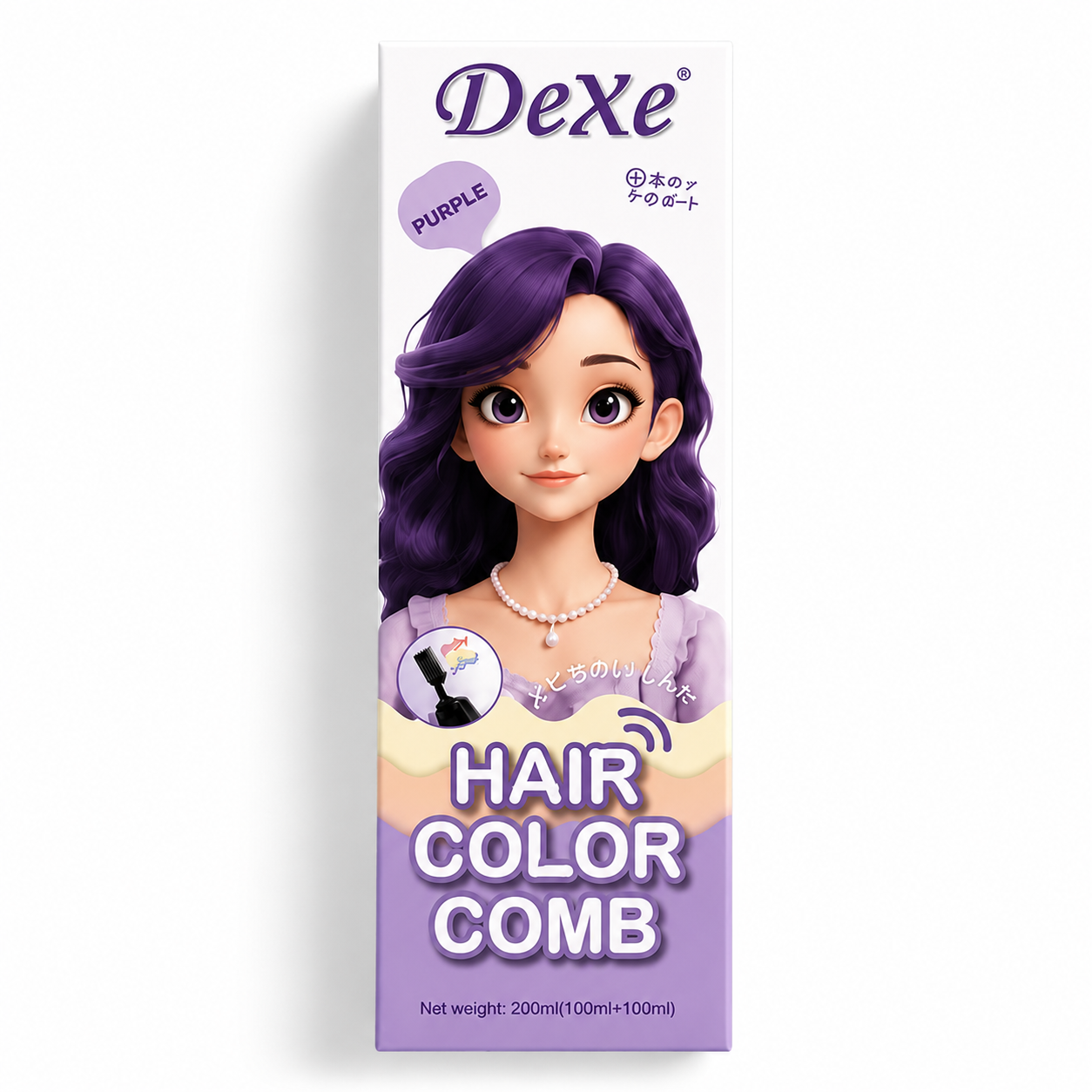 شامپو رنگ مو دکسی Dexe (بنفش)